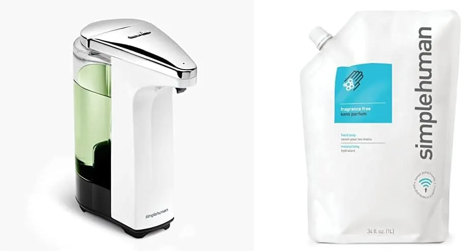 simplehuman 8 oz. Sensor Pump Bundle with Soap Refill