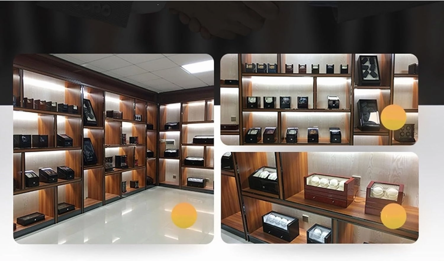 Single Automatic Watch Winder Wood Shell Piano Paint Exterior with Soft Flexible Watch Pillow and Quiet Mabuchi Motors