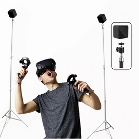 Skywin VR Tripod Stand, White HTC Vive Base Station Compatible Sensor Stand and Base Station Mount for Vive Sensors or Oculus Rift Constellation (2 Stands)