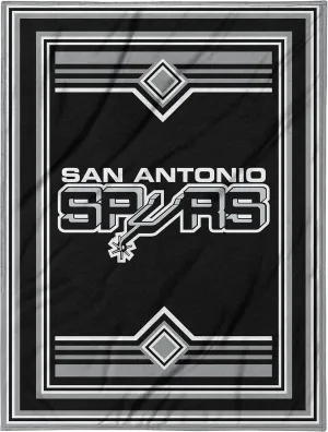 Sleep Squad San Antonio Spurs City Edition 60 x 80 Raschel Plush Blanket an NBA Super-Soft Throw