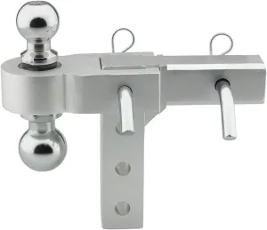 SmittyBilt 6IN ADJ Alum Drop Hitch 2"- 1 7/8" - SB2925