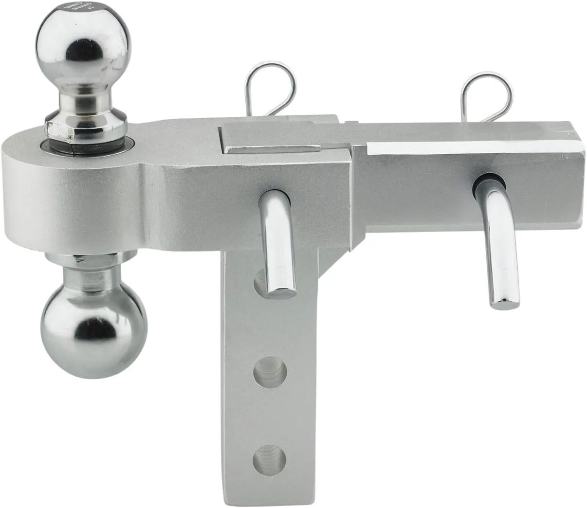 SmittyBilt 6IN ADJ Alum Drop Hitch 2"- 1 7/8" - SB2925