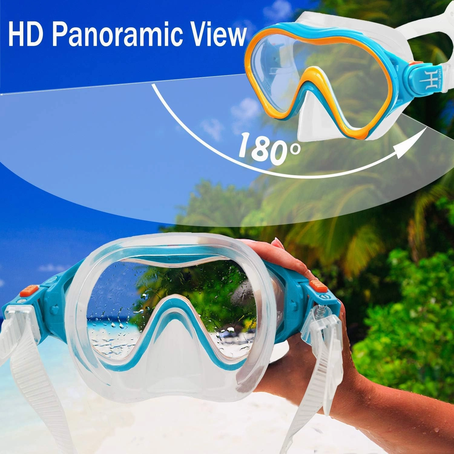 Snorkeling Gear for Kids with Foldable Silicone Full Dry Snorkel, Kids Snorkel Set Anti Leak Youth Junior Snorkeling Package Diving Mask Soft Tube with Mesh Bag Scuba Swimming Goggles