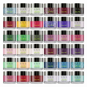 SNS Nails Dip Powder Kit, Gelous Color Dipping Powder Set - Cozy Chalet Master 36-Piece Set - Long-Lasting Dip Nail Color Lasts 14 Days – Low-Odor & No UV Lamp Required - 1 oz