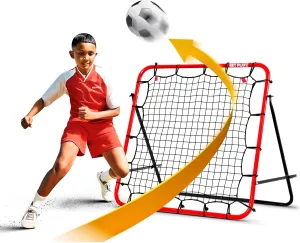 Soccer Training Equipment, Kickback 3.3X3.3FT - Football Training Gifts, Aids & Equipment for Kids, Teens & All Ages, Portable