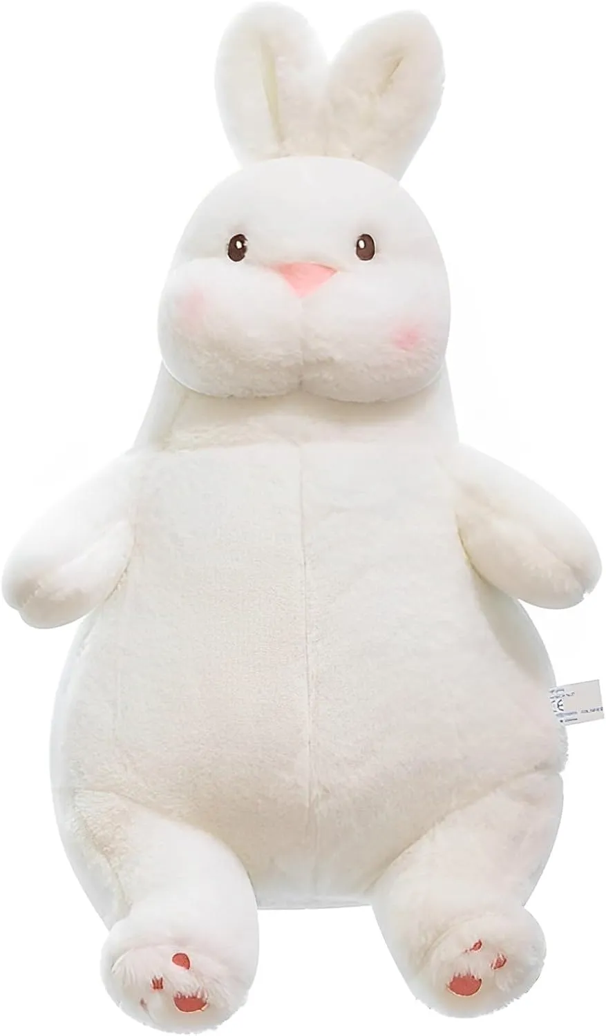 Soft Plush Bunny Stuffed Animals,Bunny Plushie Pillow,Cute Rabbit Plush Toys (White, 18 inch / 1 LB)