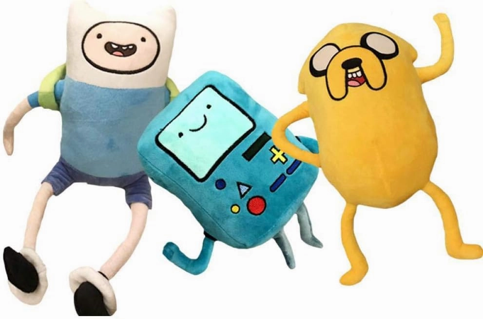Soft Plush Toy Collection | Characters Finn, Jake & BMO | 11in Stuffed Dolls | Perfect for Birthday Gifts, Party Decor & Collectors | Safe, Premium Material (Finn)