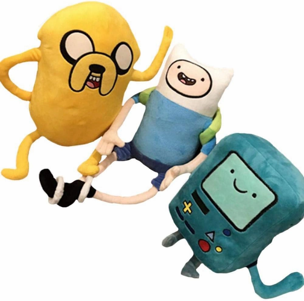 Soft Plush Toy Collection | Characters Finn, Jake & BMO | 11in Stuffed Dolls | Perfect for Birthday Gifts, Party Decor & Collectors | Safe, Premium Material (Finn)