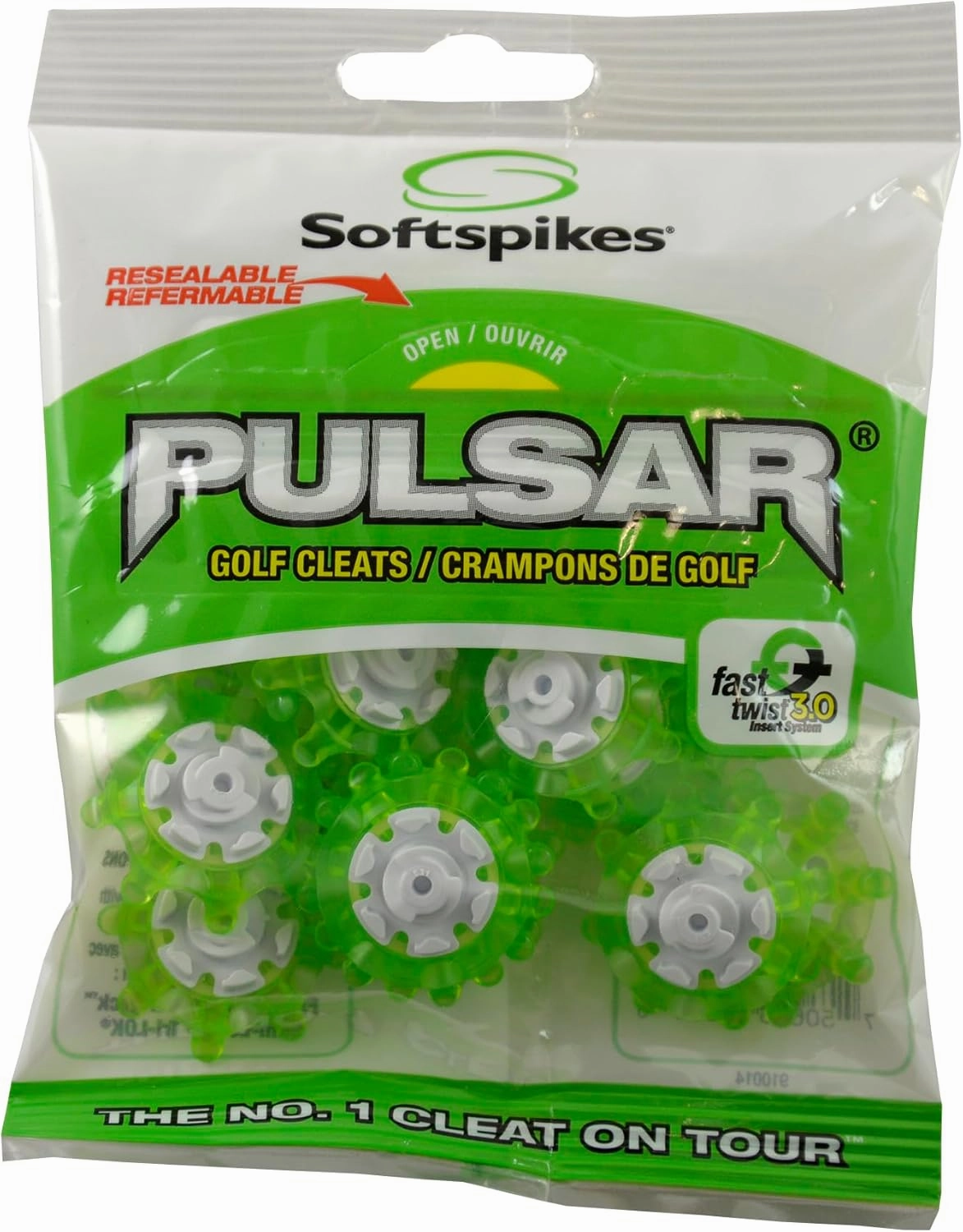 Softspikes Pulsar Fast Twist 3.0 Golf Cleat - 18 Count