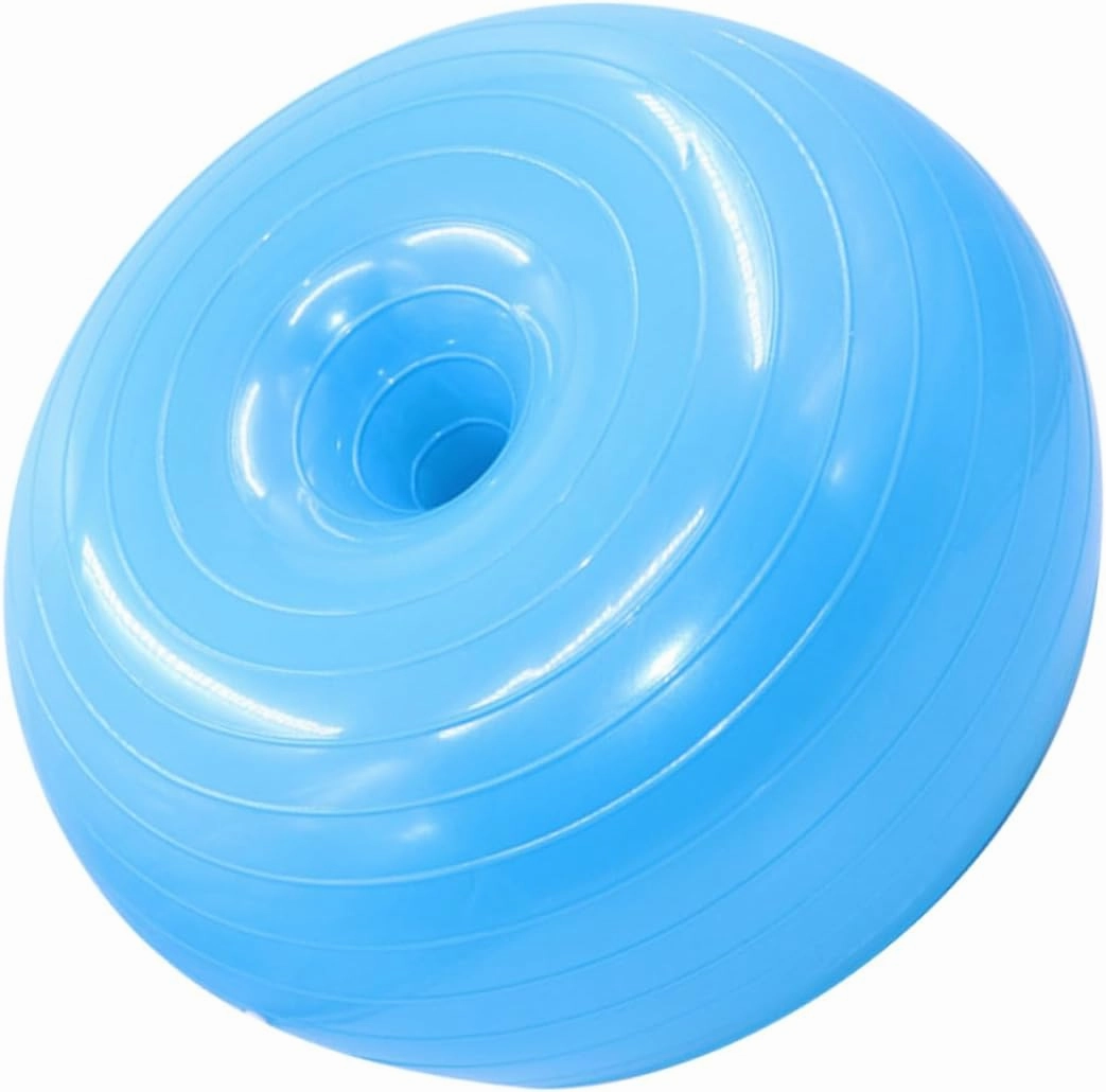 Sosoport Mini Donuts Exercise Yoga Equipment Home Exercise Balls Anti Burst Yoga Stability Exercise Donut Balance Chair Fitness Ball Explosion-Proof Ball Balance Ball PVC Ball Sports Tool