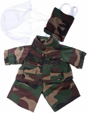 Special Forces Camouflage Outfit for 14–18 Inch Plush Toys – Military Soldier Uniform Clothes for Stuffed Animals, Teddy Bears, Dolls – Army Dress-Up Costume for Kids, Play & Collectors