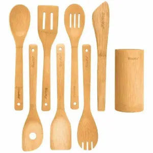 Spice Up Your Kitchen with Durable Bamboo Utensil Set