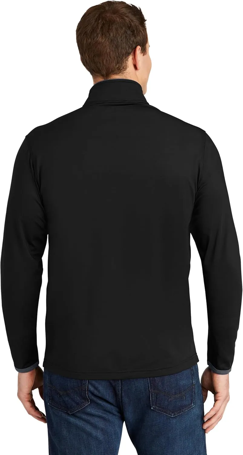 SPORT-TEK Sport-Wick Stretch Contrast Full-Zip Jacket ST853