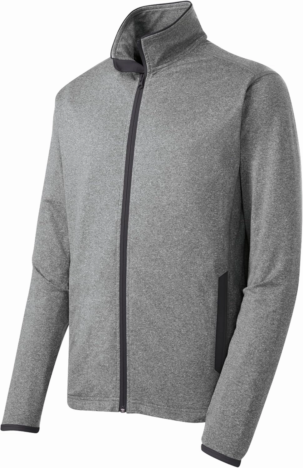 SPORT-TEK Sport-Wick Stretch Contrast Full-Zip Jacket ST853