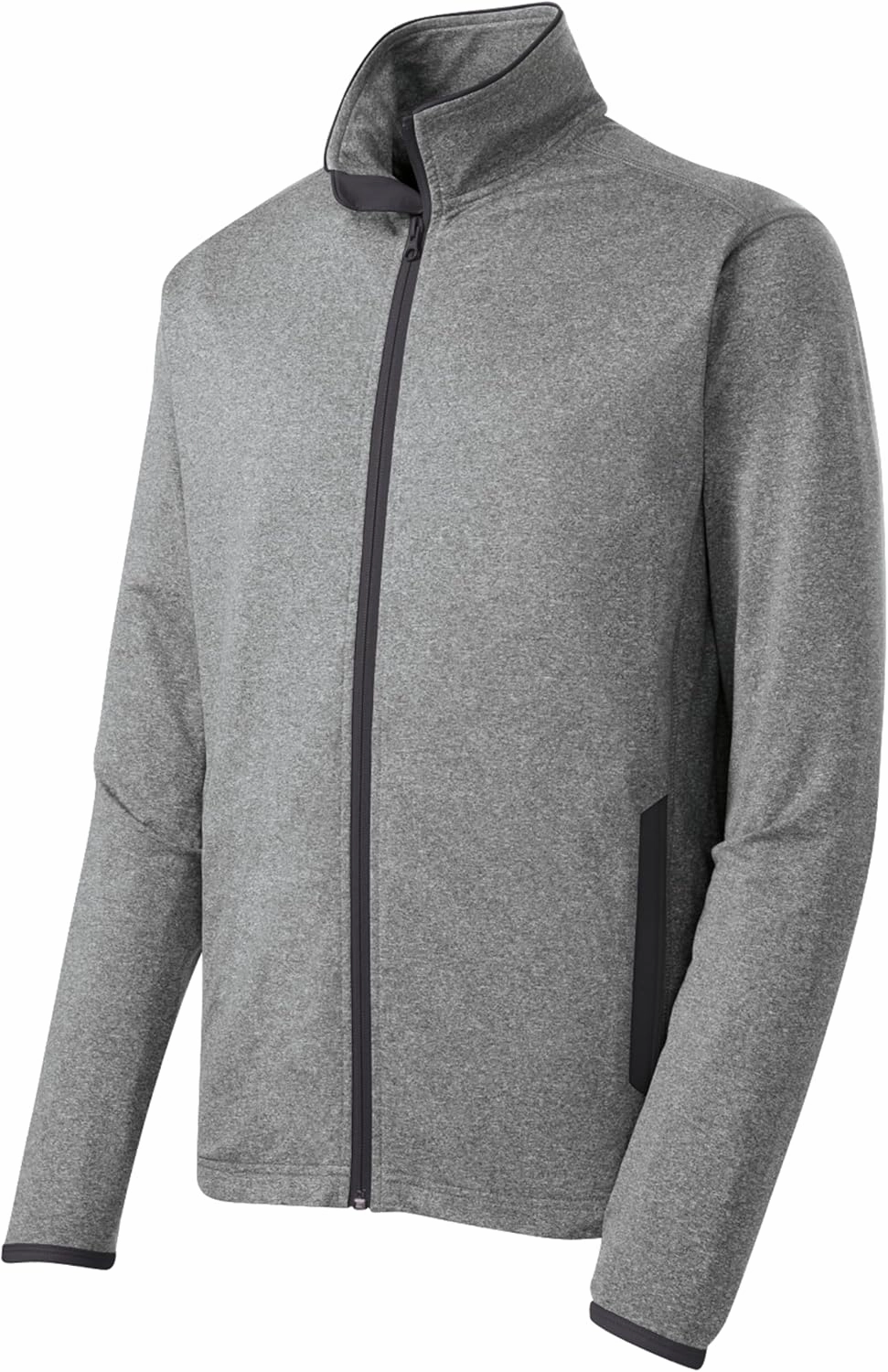 SPORT-TEK Sport-Wick Stretch Contrast Full-Zip Jacket ST853