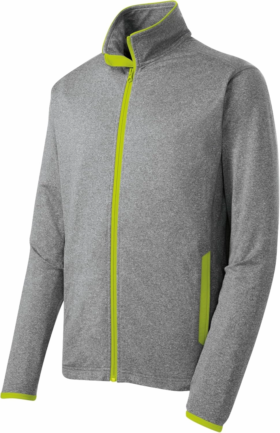 SPORT-TEK Sport-Wick Stretch Contrast Full-Zip Jacket ST853