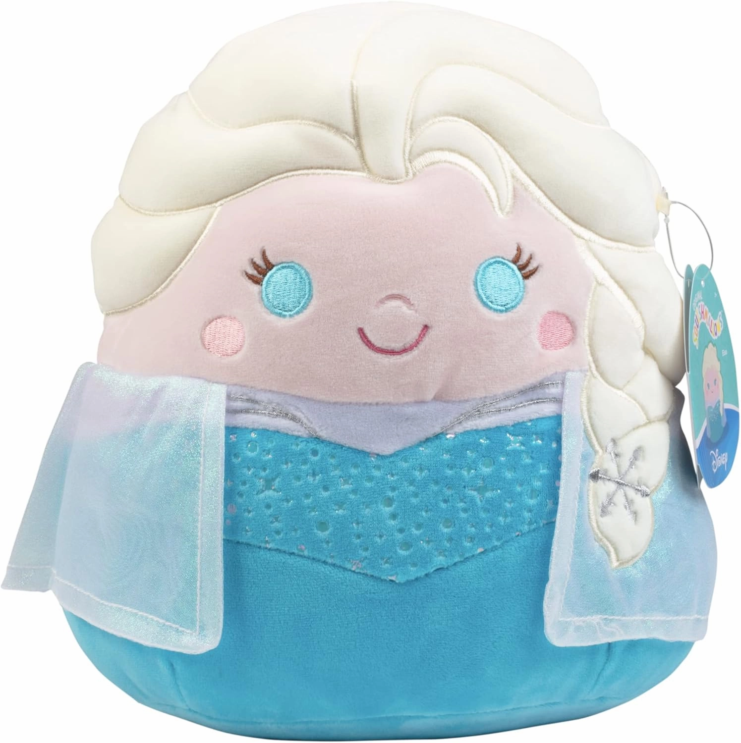 Squishmallow 10" Disney Frozen Elsa Plush - Officially Licensed Kellytoy - Cute and Soft Stuffed Animal Toy - Gift for Kids