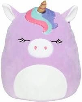 Squishmallow Official Kellytoy Squishy Soft Plush Toy Animal (7 Inch, Silvia The Unicorn)