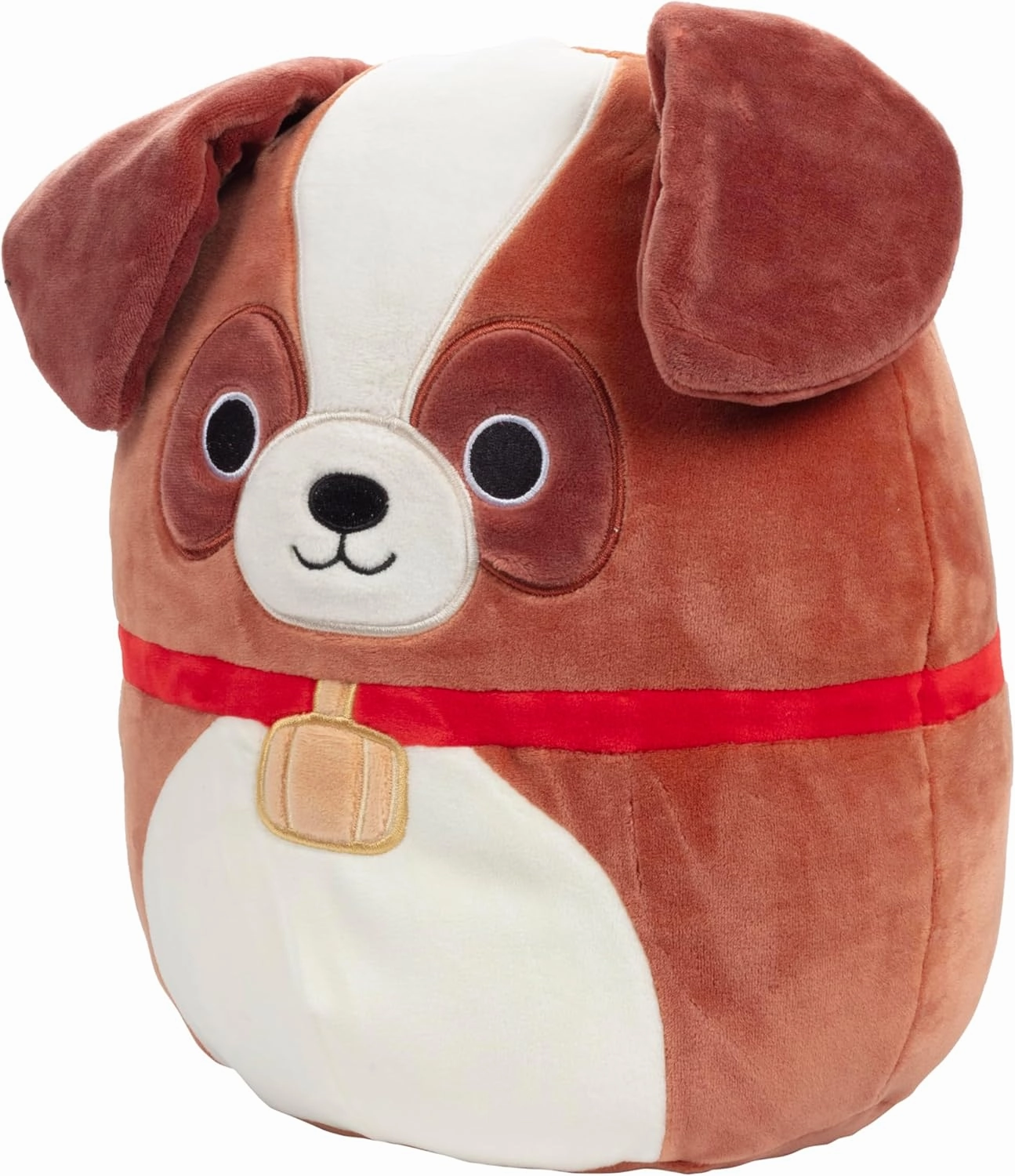 Squishmallows 10" Sassafras the St. Bernard Dog - Officially Licensed Kellytoy Plush - Collectible Soft & Squishy Puppy Stuffed Animal Toy - Add to Your Squad - Gift for Kids, Girls & Boys - 10 Inch