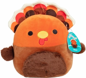 Squishmallows 10" Ulana The Turkey - Official Kellytoy Thanksgiving Fall Plush - Collectible Soft & Squishy Holiday Stuffed Animal Toy - Gift for Kids, Girls & Boys - 10 Inch