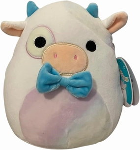 Squishmallows Official Kellytoy Plush 8 Inch Squishy Soft Plush Toy Animals (Belozi Cow)