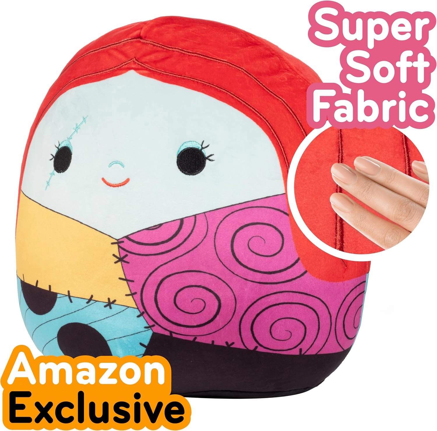 Squishmallows Original 14-Inch Large Sally Plush - Nightmare Before Christmas - Official Jazwares Jumbo Plush - Collectible Soft & Squishy Stuffed Animal Toy - Gift for Kids, Girls & Boys