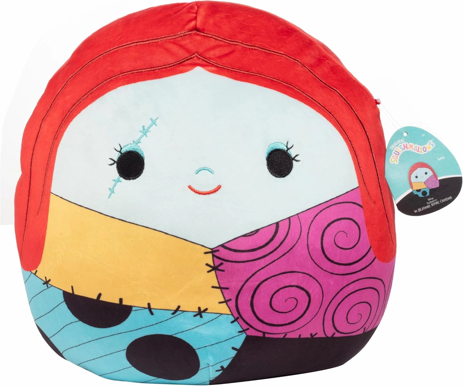 Squishmallows Original 14-Inch Large Sally Plush - Nightmare Before Christmas - Official Jazwares Jumbo Plush - Collectible Soft & Squishy Stuffed Animal Toy - Gift for Kids, Girls & Boys