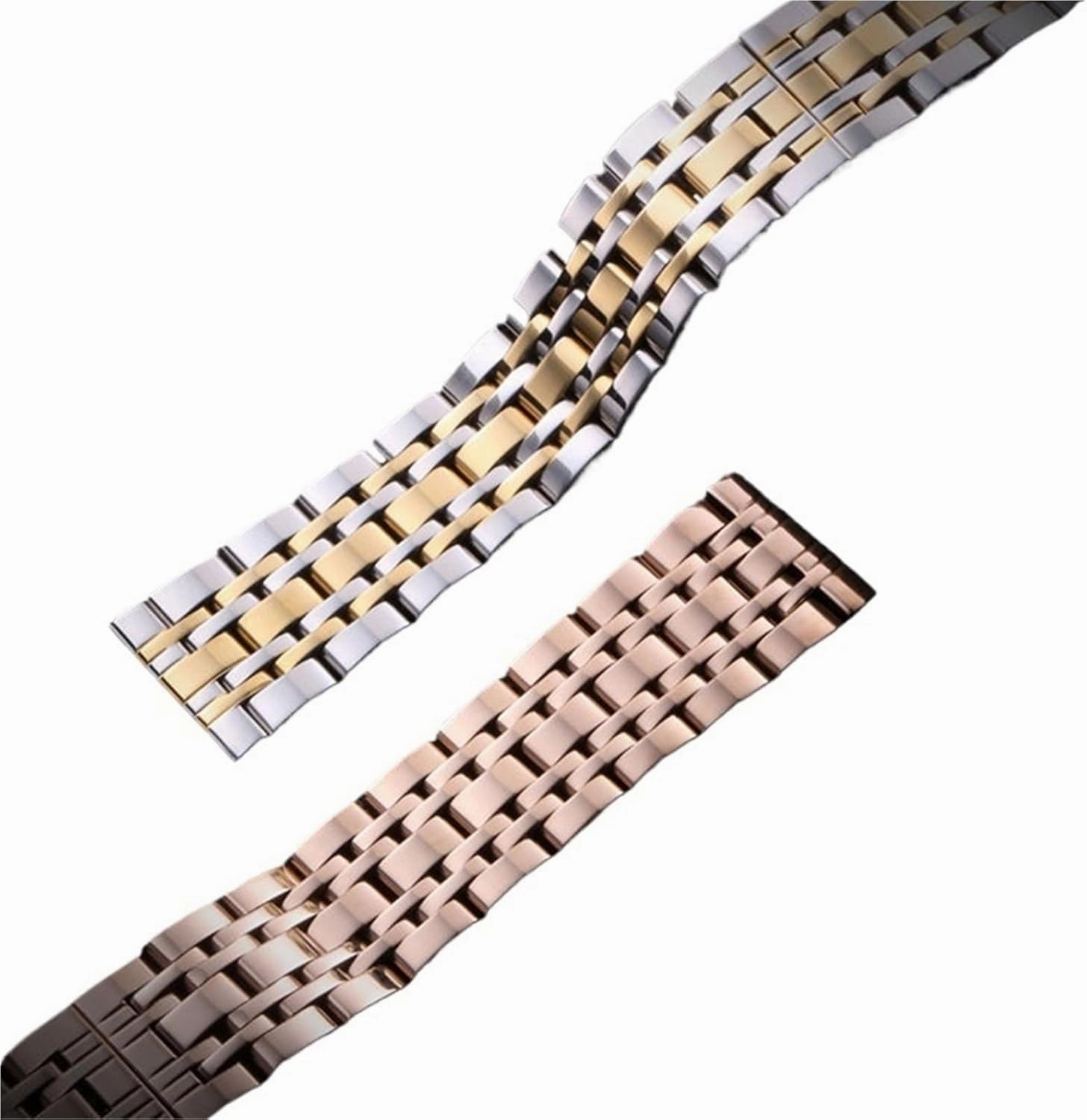 Stainless Steel Metal Watch Band 20mm Universal Watch Replacement Parts