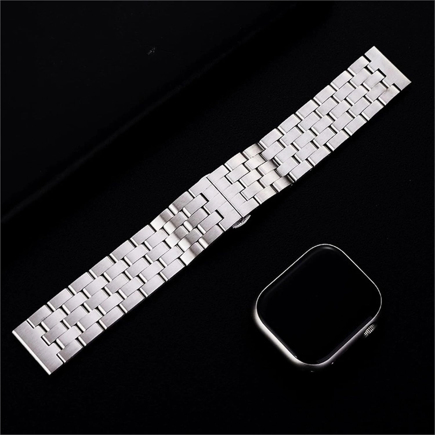 Stainless Steel Metal Watch Band Replacement Wristband for Men Women