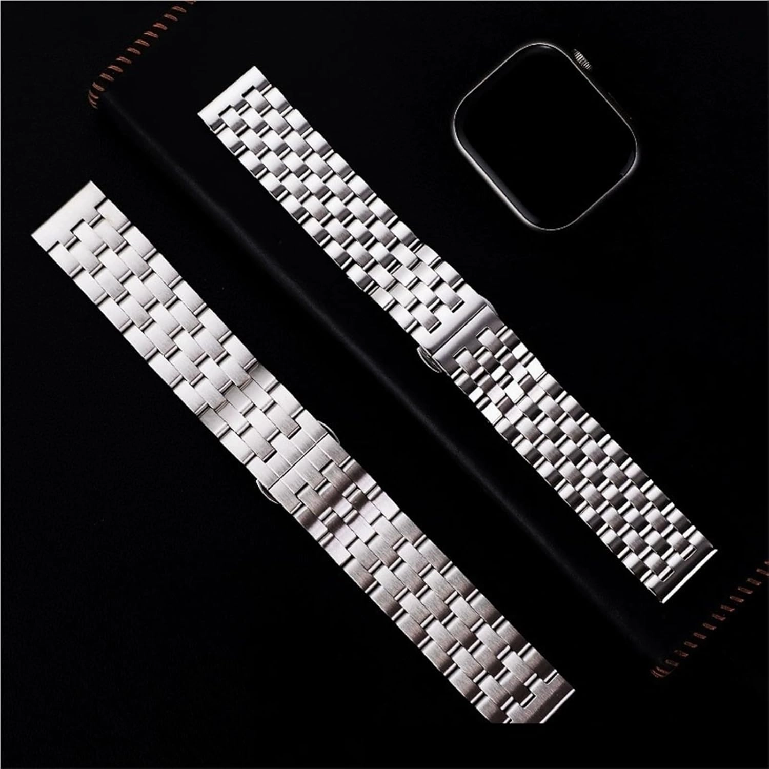 Stainless Steel Metal Watch Band Replacement Wristband for Men Women