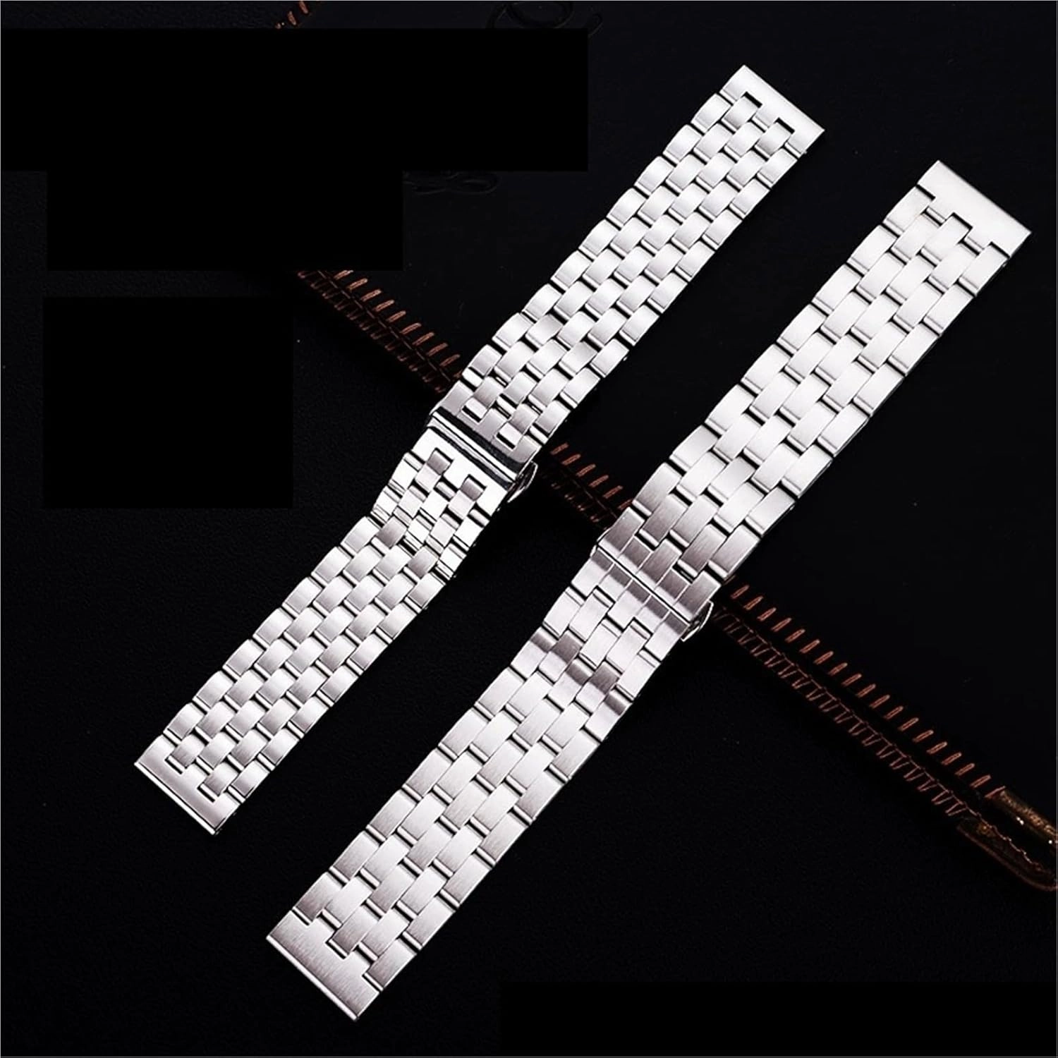 Stainless Steel Metal Watch Band Replacement Wristband for Men Women