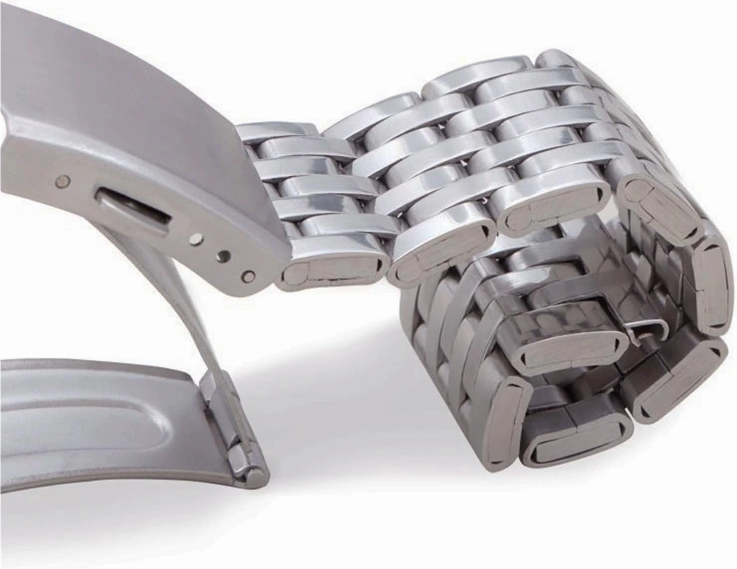 Stainless Steel Metal Watch Band Unisex Replacement Wristband