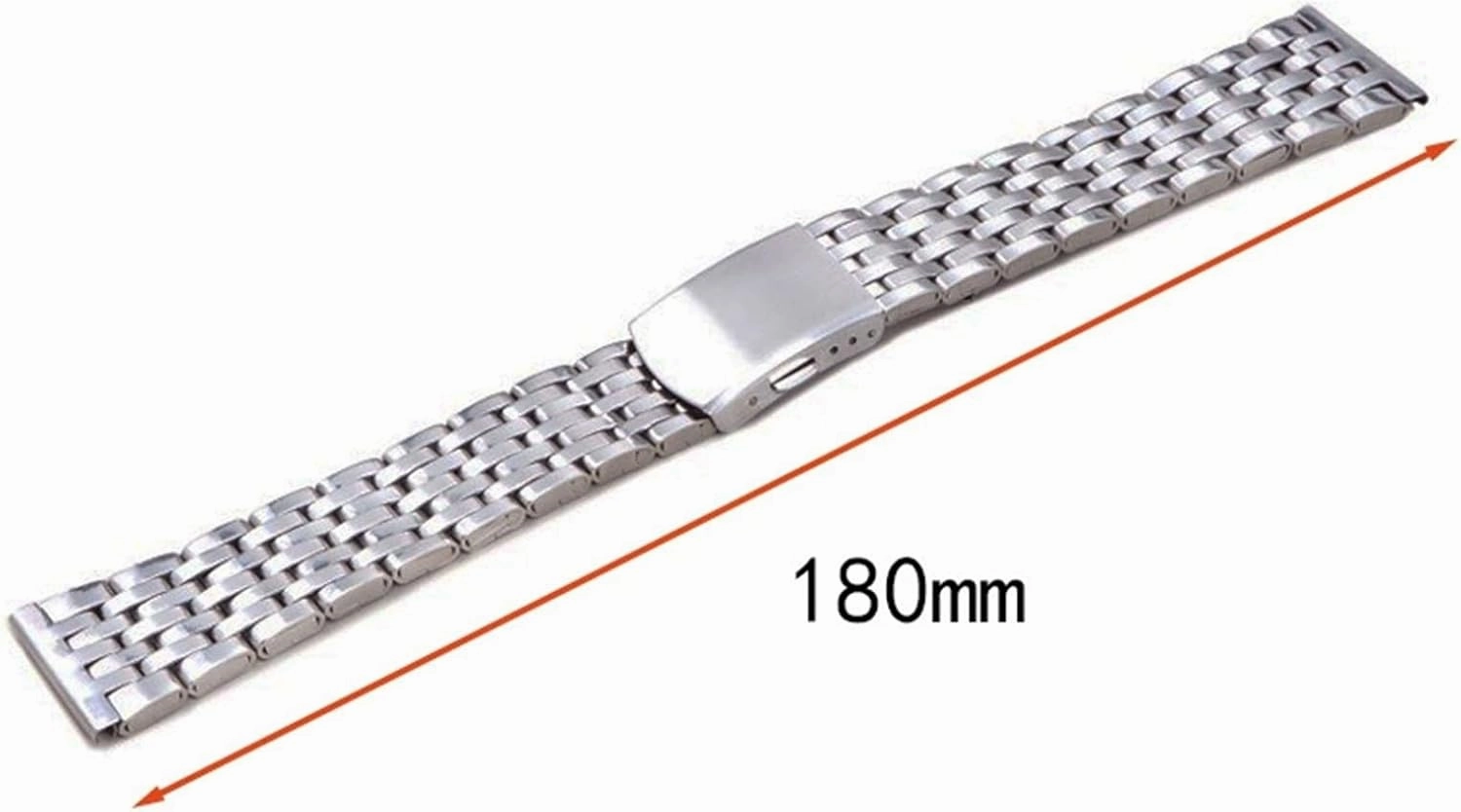 Stainless Steel Metal Watch Band Unisex Replacement Wristband