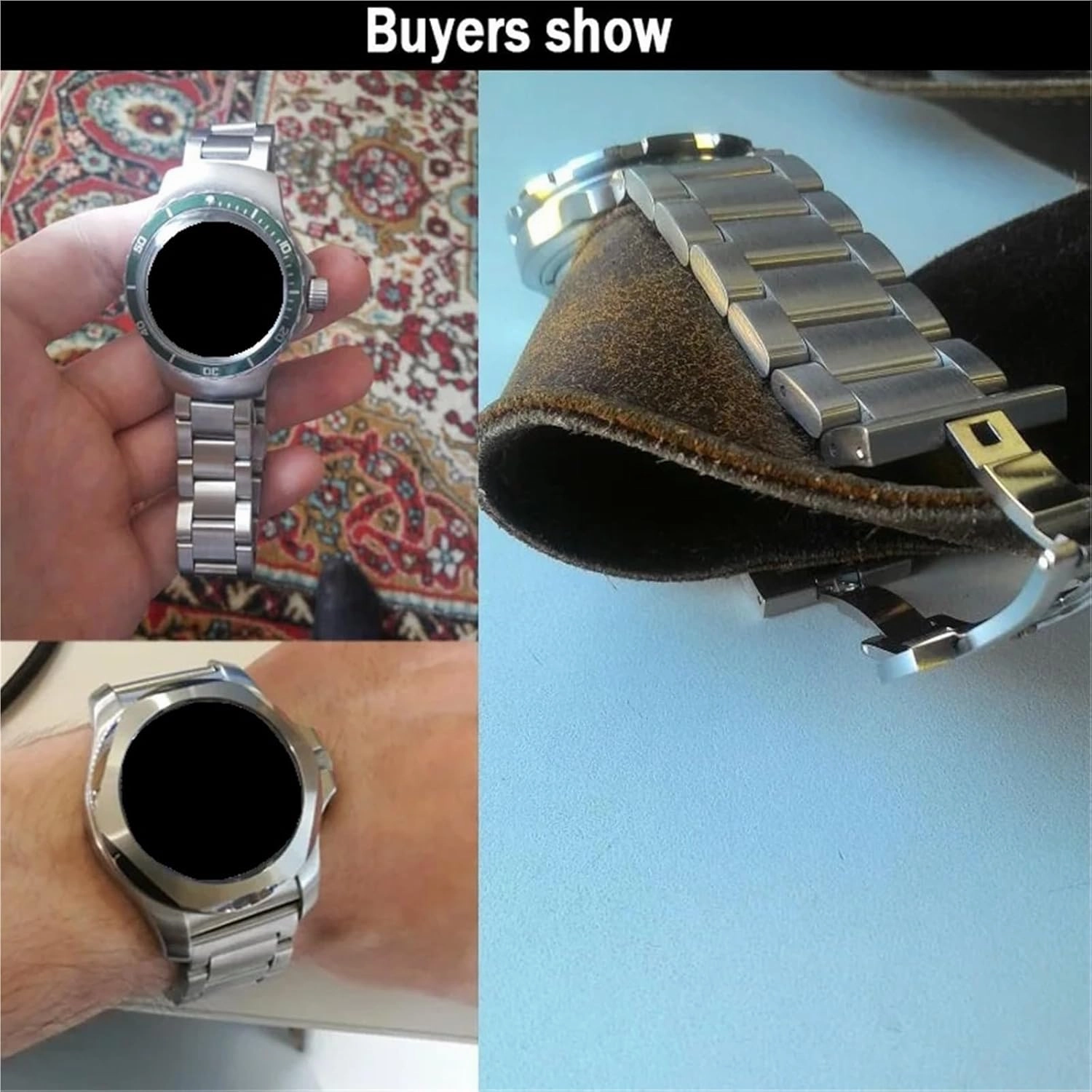 Stainless Steel Strap Metal Replacement Watchbands 18 20 21 22 23 24mm Universal Quick Change Bracelet