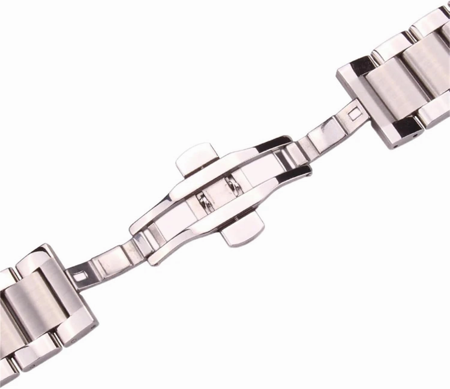 Stainless Steel Strap Metal Replacement Watchbands 18 20 21 22 23 24mm Universal Quick Change Bracelet