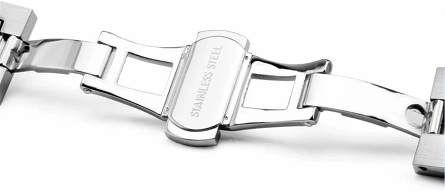 Stainless Steel Strap Replacement Watchbands Quick Release Watchband 18mm 20mm 22mm Women Men Universal