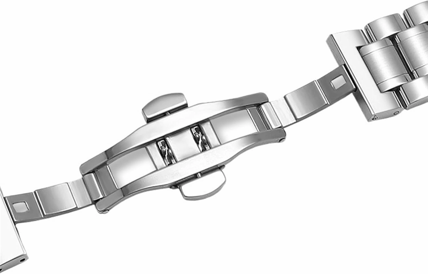 Stainless Steel Watch Band 12mm 14mm 16mm 18mm 20mm 22mm 24mm Universal Watch Band Quickly Changeable