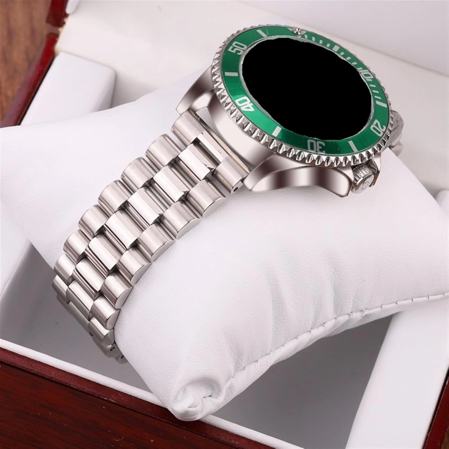 Stainless Steel Watch Band 16mm 18mm 20mm 21mm 22mm Bracelet Women Men Silver Pure Metal Smart Watch Quartz Watch Strap Accessories