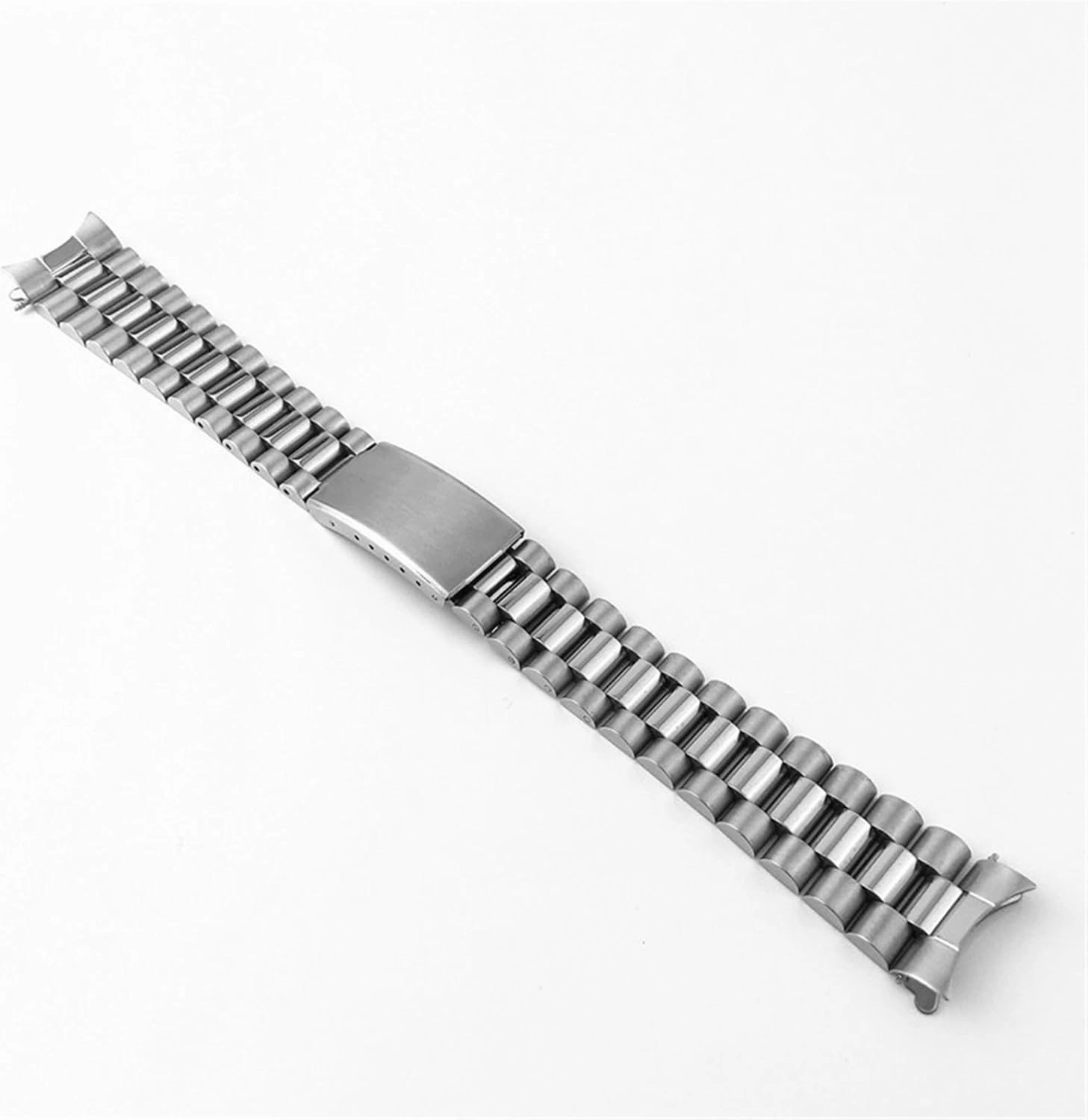Stainless Steel Watch Band 18mm 20mm 22mm Metal Replacement Link Nan'hin Bracelet Suitable for Smart Watch Quartz Watch