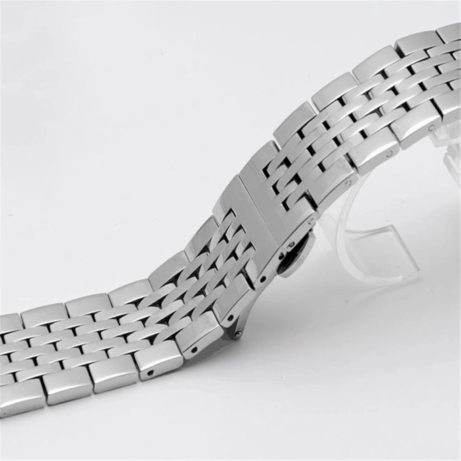 Stainless Steel Watch Strap 18mm 19mm 20mm 21mm 22mm Quick Release Replacement Watchbands Universal Watchband