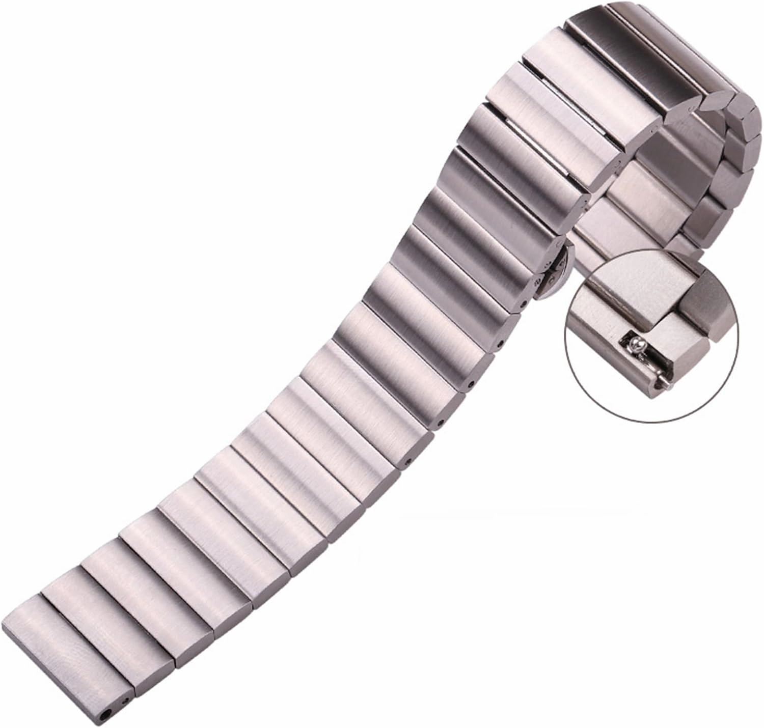 Stainless Steel Watchbands Bracelet 16mm 18mm 20mm 22mm Men Woman Universal Metal Watch Band Strap