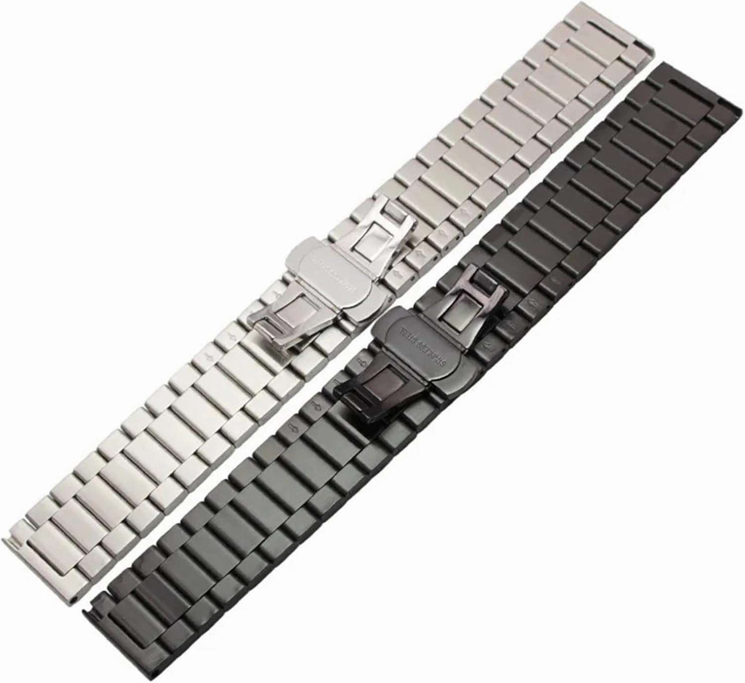 Stainless Steel Watchbands Bracelet 16mm 18mm 20mm 22mm Men Woman Universal Metal Watch Band Strap