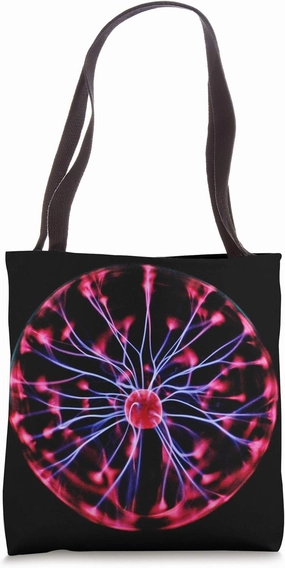 Static Electricity Plasma Ball Tote Bag