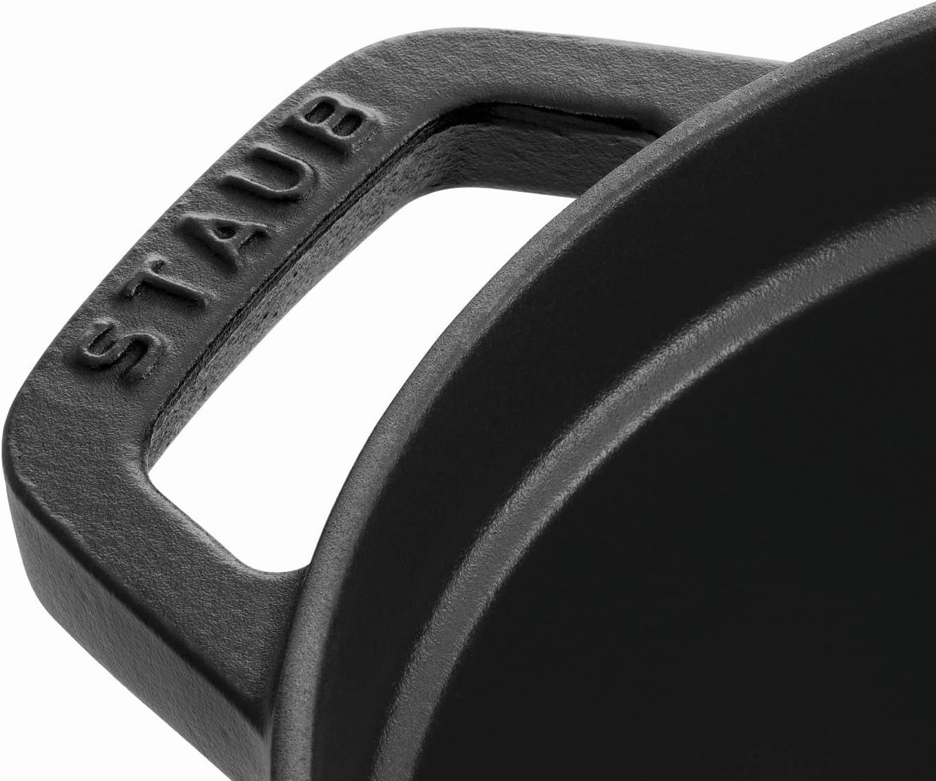 STAUB Cast Iron Roaster/Cocotte, Round, 22 cm, 2.6 L, Black