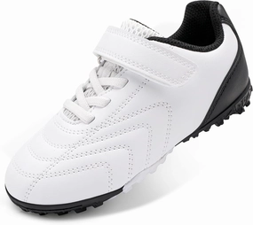 Stelle Boys Girls Indoor Soccer Shoes Kids Turf Shoes Baseball/Softball Futsal Athletic Cleats for Toddler/Little/Big Kid