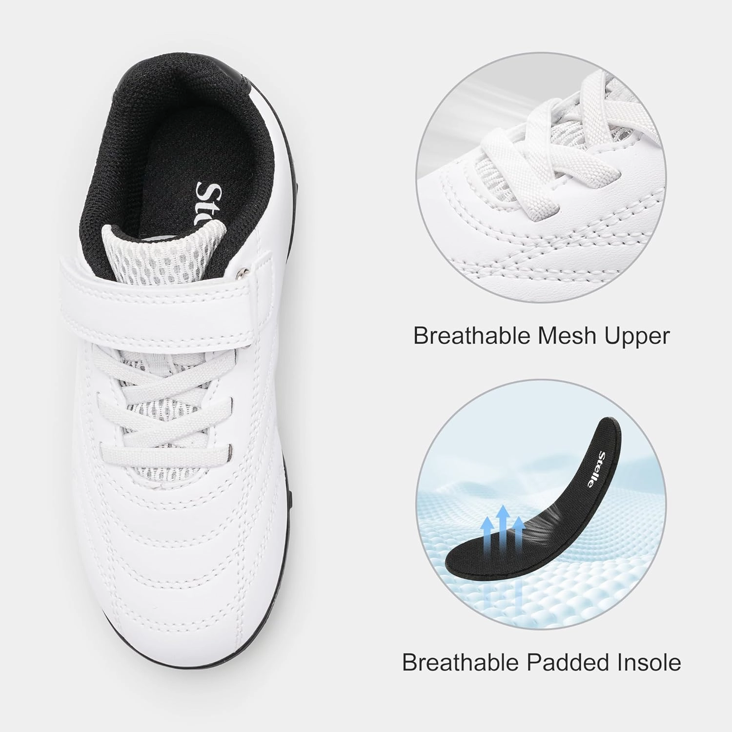 Stelle Boys Girls Indoor Soccer Shoes Kids Turf Shoes Baseball/Softball Futsal Athletic Cleats for Toddler/Little/Big Kid