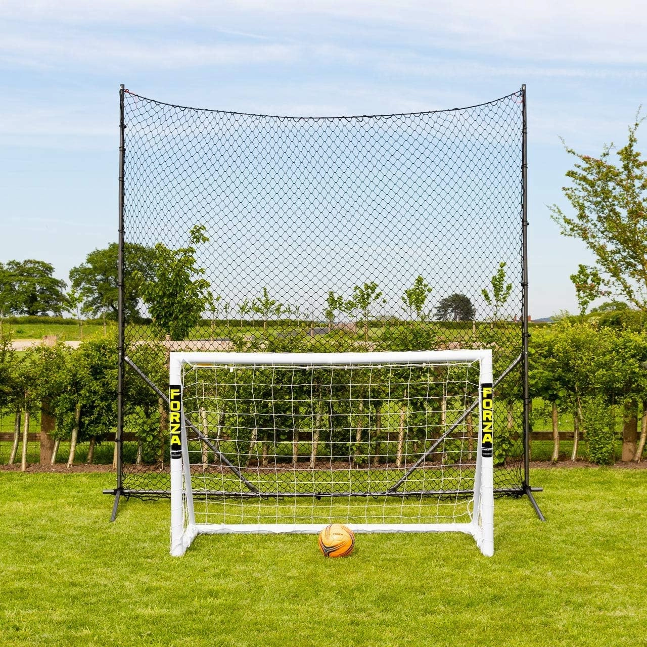 Stop That Ball™ Backstop Net Systems | Multi-Sport Ball Stop Net & Posts | Pop-Up, Freestanding & Socketed Options [7 Sizes]