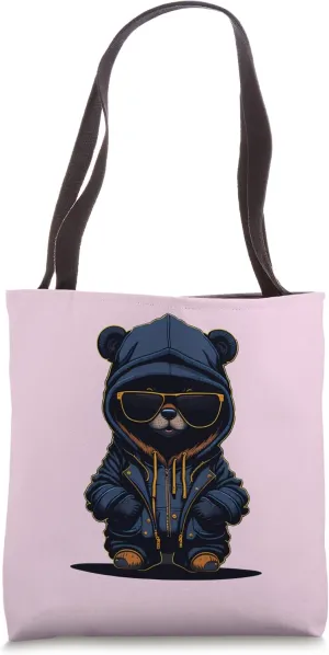 Street Swag Bear: the king of rhythm and style Tote Bag