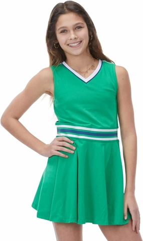 Street Tennis Club Girls Tennis Dress & Golf Outfit, Athletic Skirts Dress with Built-in Shorts