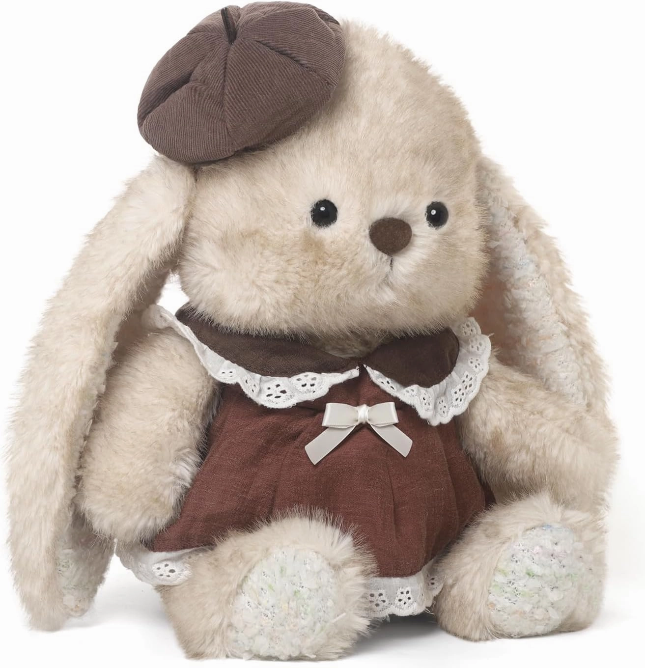 Stuffed Animals Bunny Plush Toys 11.8 inches Soft and Comfort Rabbit Plush Toy Gift for Kids, Grayish Brown